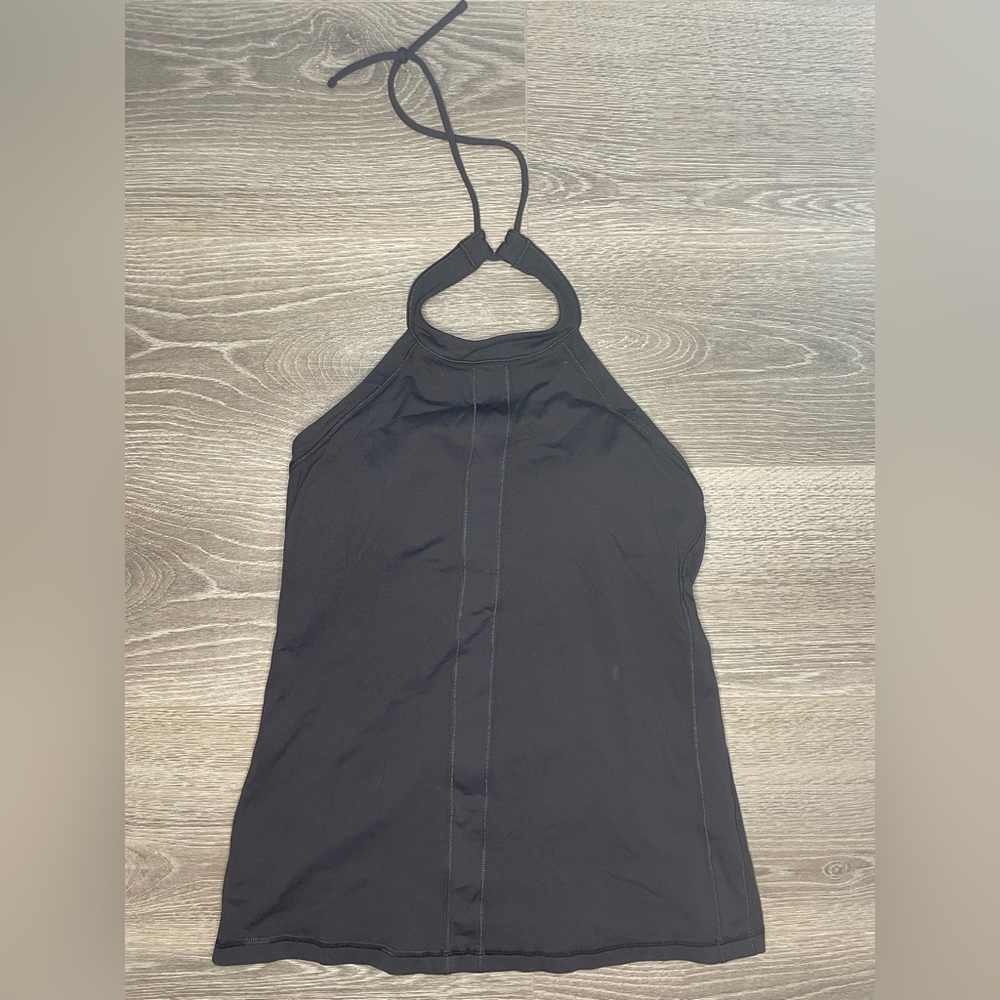 Lululemon athletica black women’s activewear halter tank top